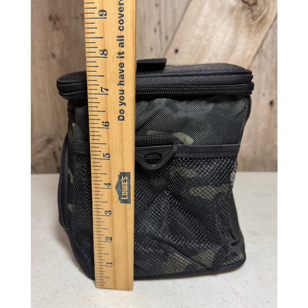 ExtraCharm Insulated Camo Cooler Lunch Bag Multipocket Lunch Box Collapsible - Picture 6 of 12